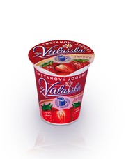Smetanový jogurt jahoda 8% 150 g