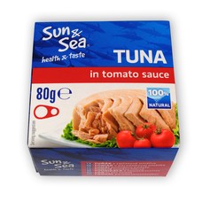 Tuňák v rajčatové omáčce 80 g SUN & SEA