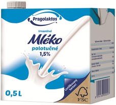 1,5% UHT mléko Mlékárna Pragolaktos 0,5 l