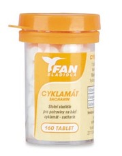 Cyklamát-sacharin - stolní sladidlo 160 tablet/10 g