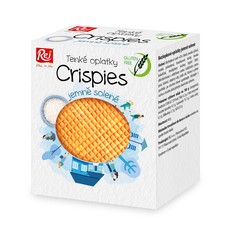 Crispies bezlepkové oplatky jemně solené 60 g