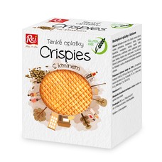 Crispies bezlepkové oplatky kmínové 60 g