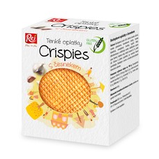Crispies bezlepkové oplatky s česnekem  60 g