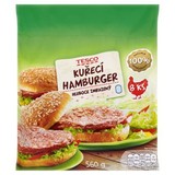 Kuřecí hamburger hluboce zmrazený 8 ks 560 g