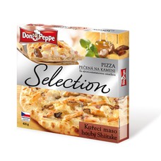 Don Peppe Selection pizza Kuřecí maso a Shiitake 435 g