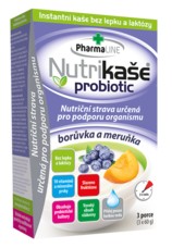 Nutrikaše probiotic meruňka a borůvka 180g (3x60 g)