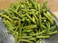 Zelené fazuľové struky