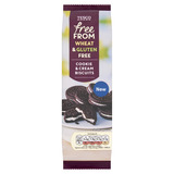 Tesco Free From Bezlepkové kakaové sušenky s náplní s vanilkovou příchutí 160 g