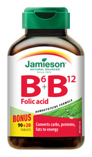 J - Vitamín B6&B12&Folic Acid Bonus 90+20tbl