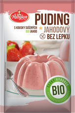 Bio Puding jahodový, bez lepku 40 g