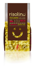 Rýžové těstoviny bezlepkové RISOLINO Premium 300 g – FUSILLI YELLOW