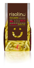 Rýžové těstoviny bezlepkové RISOLINO Premium 300 g – PENNE YELLOW