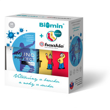 Biomin IMUNO PROTECT JUNIOR s darčekom FUSAKLE 60 cps