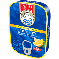 Eva sardinky v rostlinném oleji s citronem 115 g