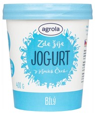 Agrola jogurt z jižních Čech bílý 400 g