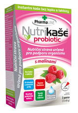 Nutrikaše probiotic s malinami 3x60 g
