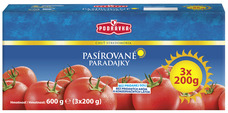 Pasírované paradajky (pyré) 3 x 200 g