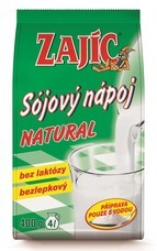 Sójový nápoj ZAJAC natural 400 g - sáčok