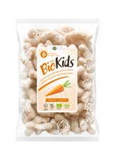 Biokids - Detské kukuričné bezgluténové chrumky - Mrkva 55 g