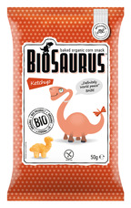 Biosaurus - baked organic corn snack - Ketchup - BABE 50 g TAVIL