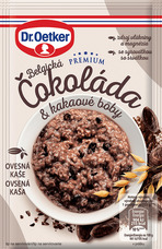 Premium Ovesná kaše Belgická čokoláda & kakaové boby 55 g