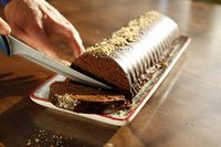 Čokoládovo kávový metrový koláč bez lepku